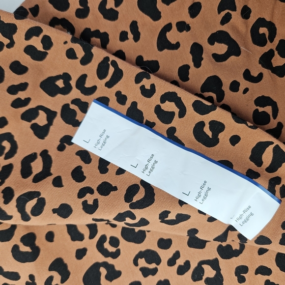 Wild Fable Brown and Black Leopard Print Leggings - Picture 5 of 7